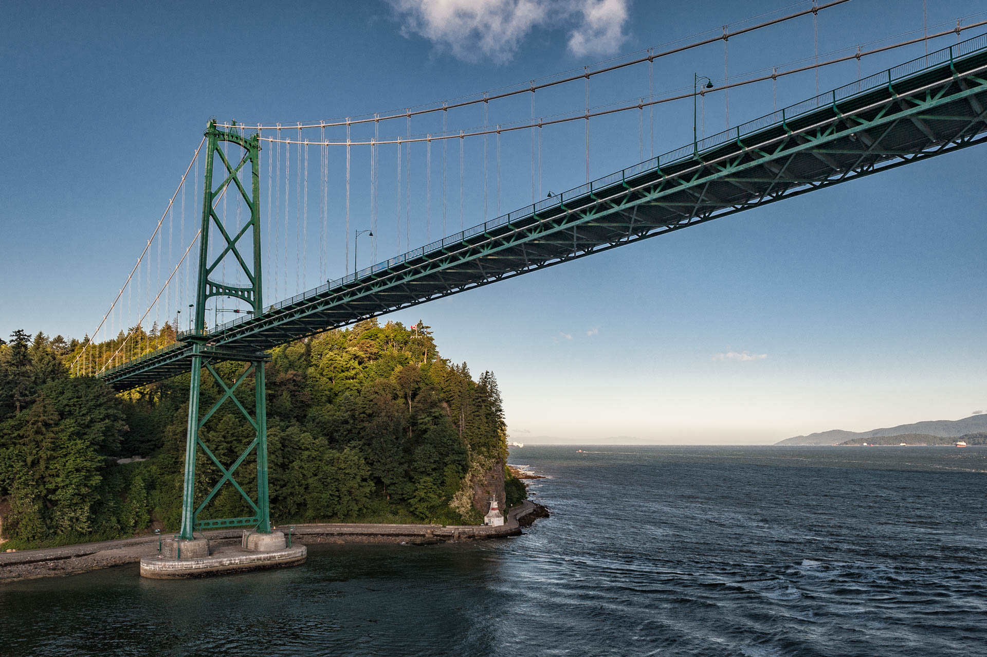 Lions Gate Bridge and Stanley Park Seawall, Vancouver