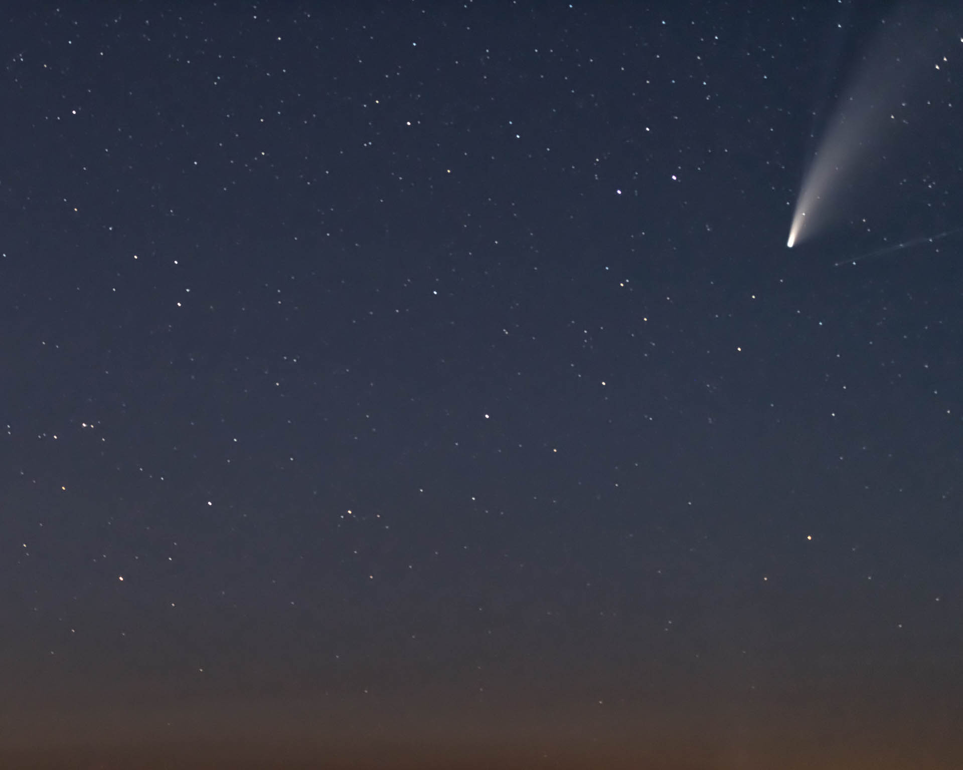 Neowise Comet over Buckhorn Lake