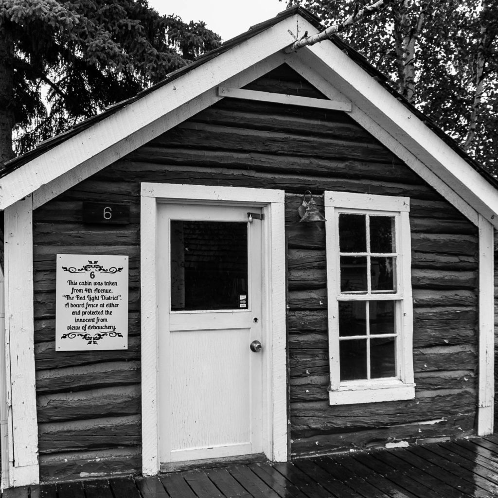 Original cabin fom the Red Light district of Fairbanks