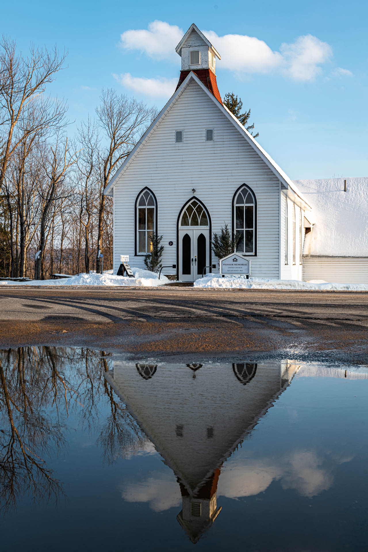 Pioneer Memorial United Church Hillside, Lake of Bays -  Ontario 1892