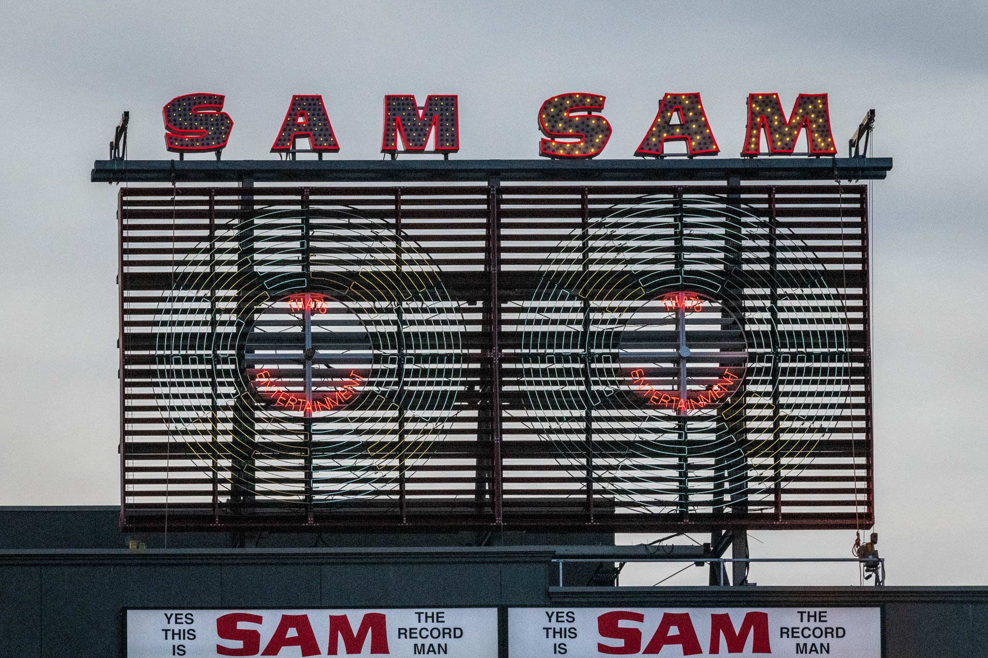 Sam The Record Man sign - an iconic reminder of a great Toronto store.