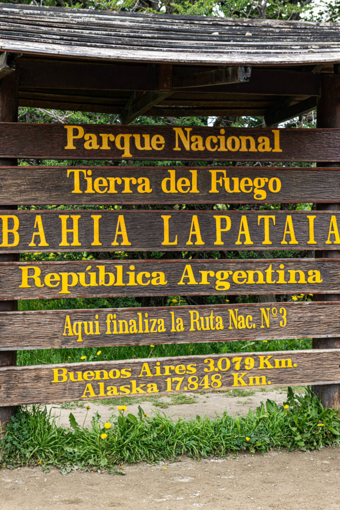 Southern limit of the Pan-American Highway