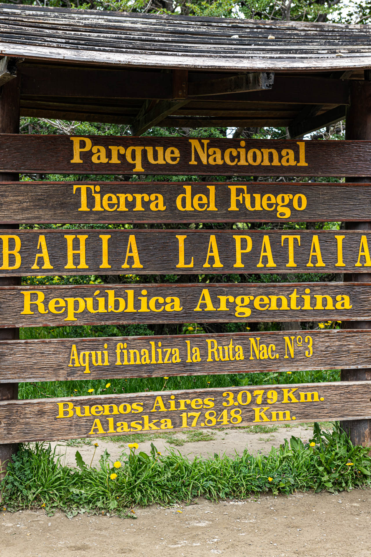 Southern limit of the Pan-American Highway