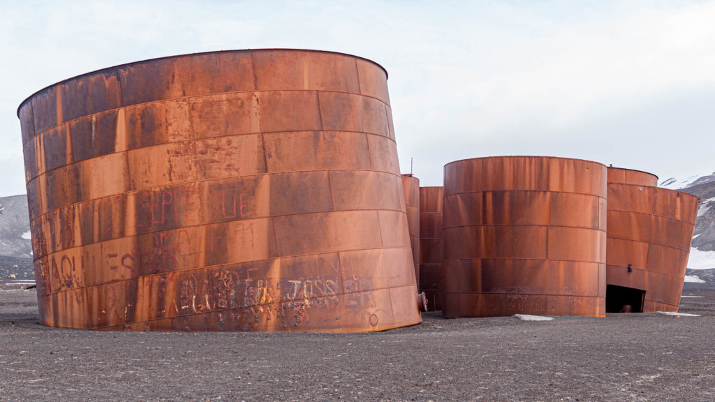 Storage tanks - Deception Island