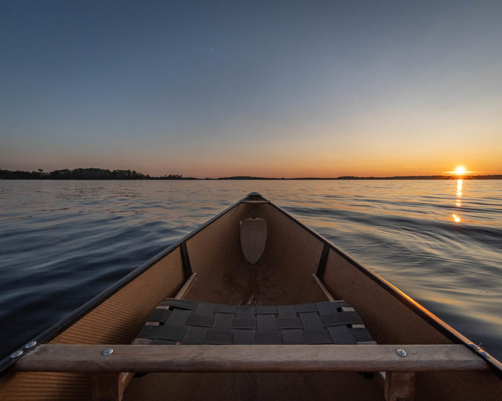 Sunset Paddle on Buckhorn Lake