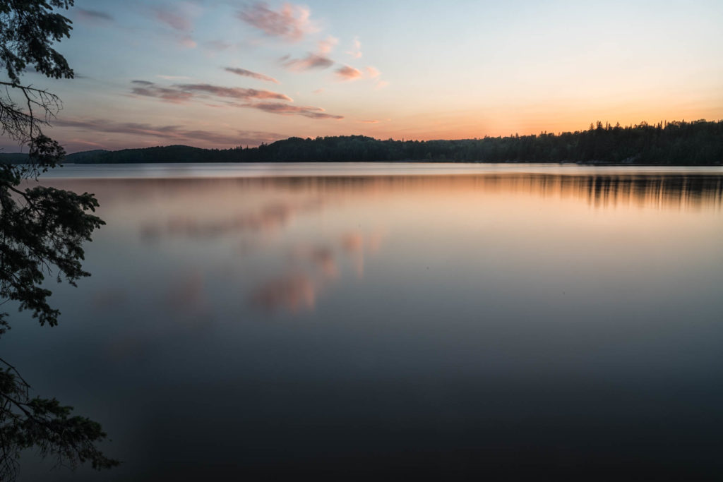 Sunset on Craig Lake