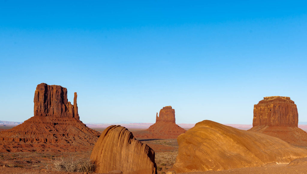 The "Mittens" at Monument Valley
