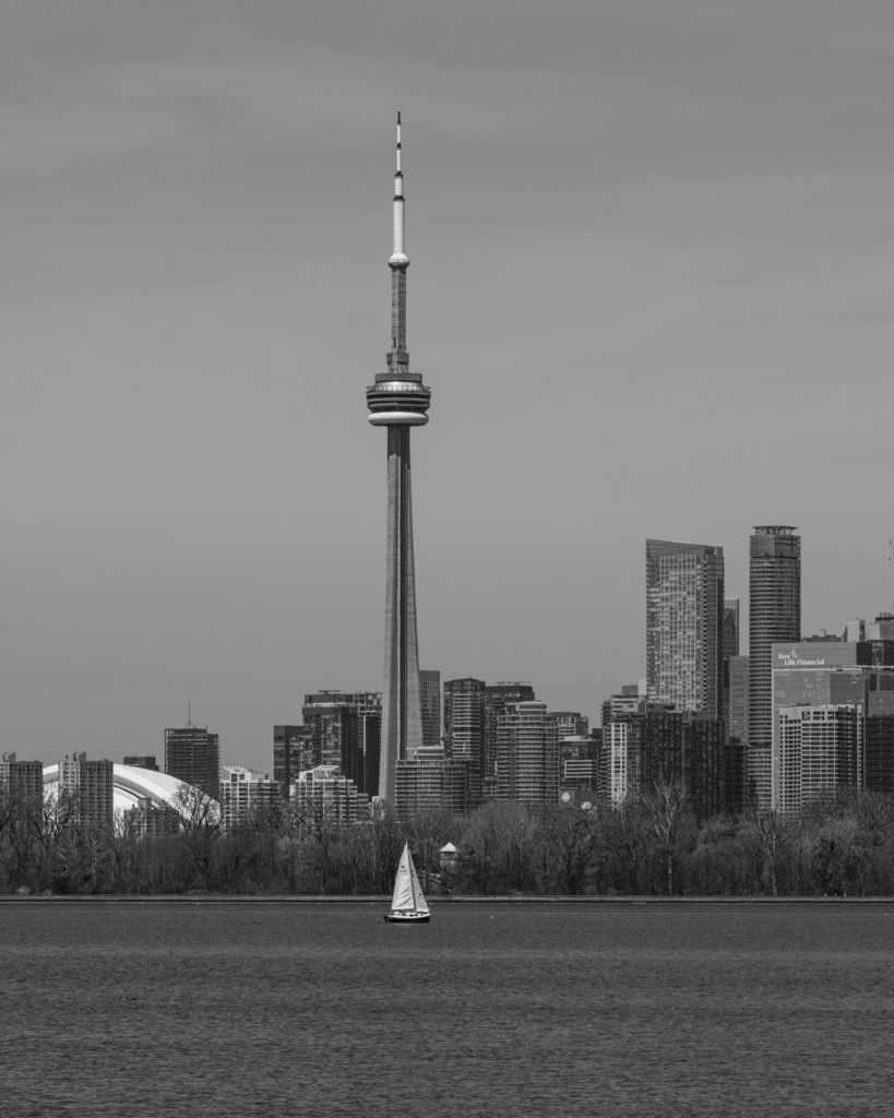 Toronto skyline from Tommy Thompson Park