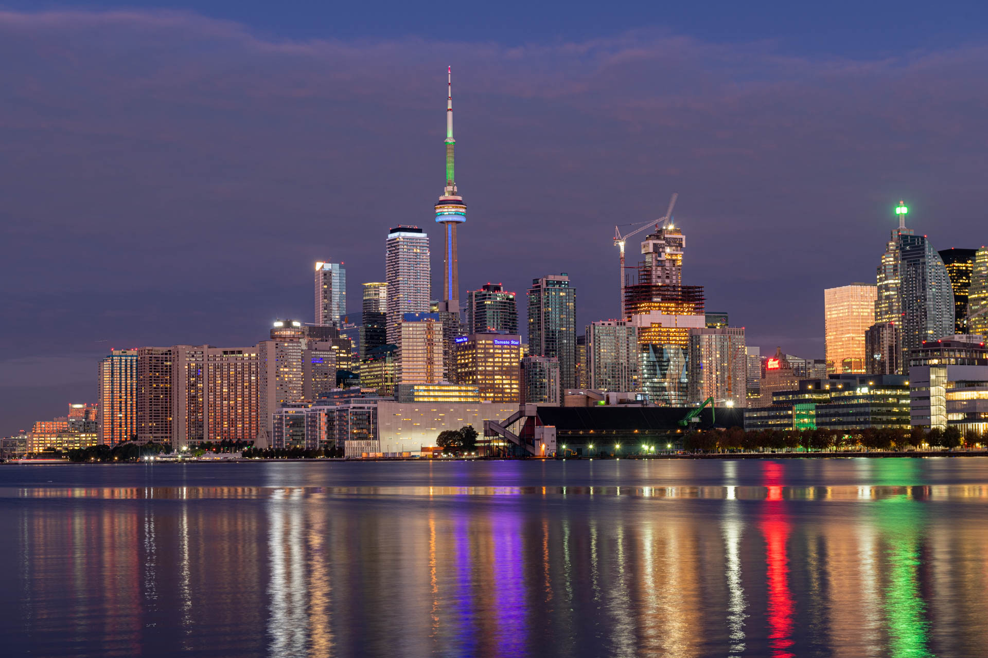 Toronto skyline - morning Blue Hour