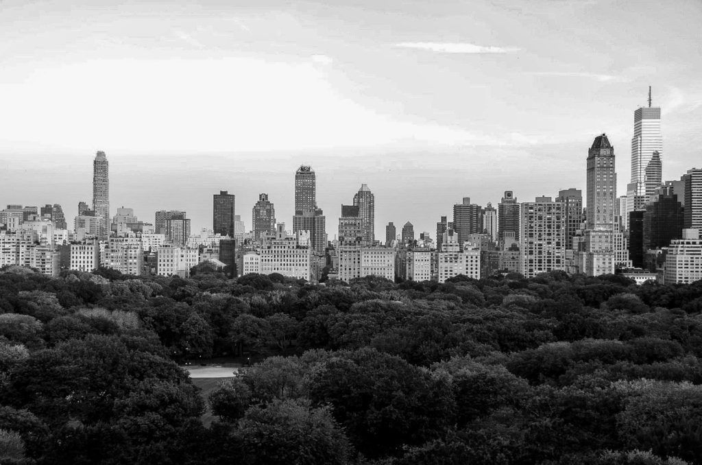 View of Central Park and Manhattan