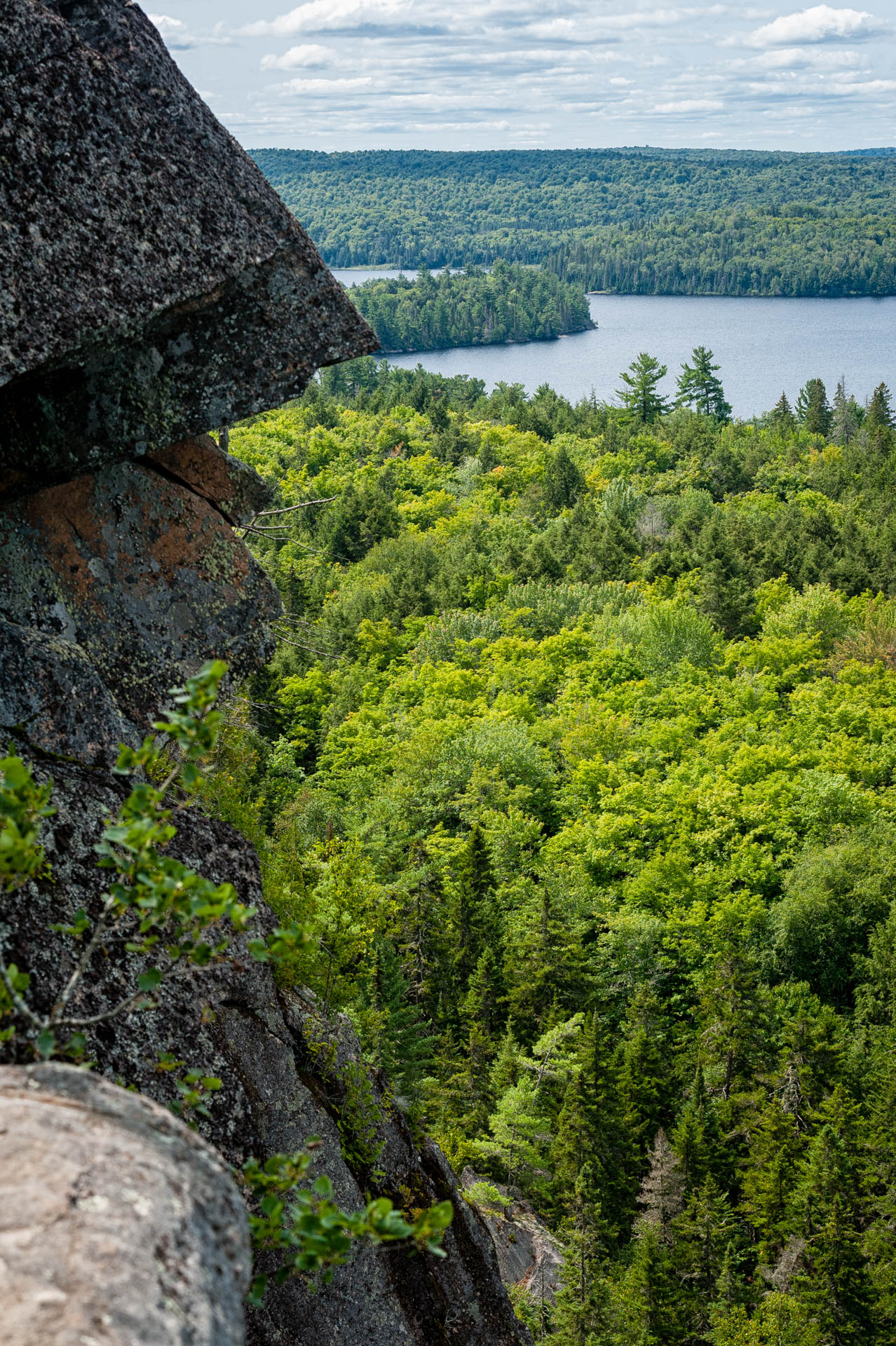 View of Rock Lake from Booth's Rock, Algonquin Park PP