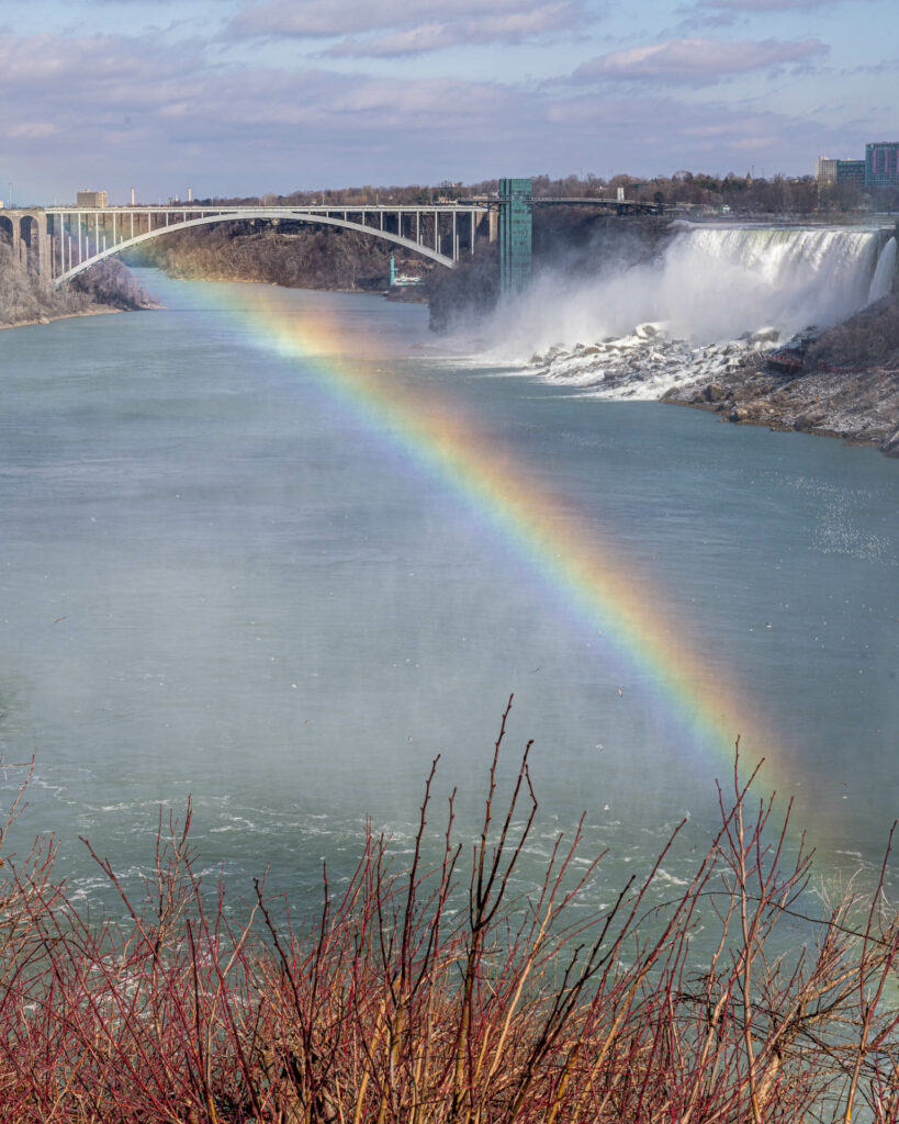 The Rainbow bridge over the Niagara River