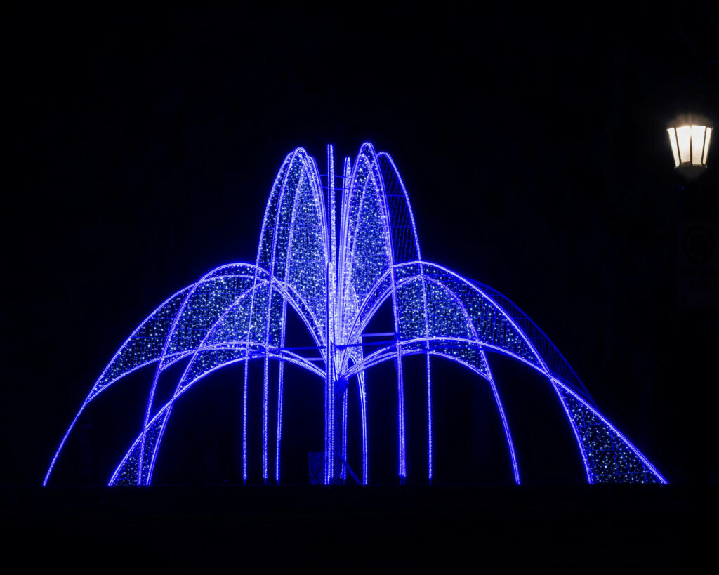Festival of Lights sculpture - Zimmerman Fountain