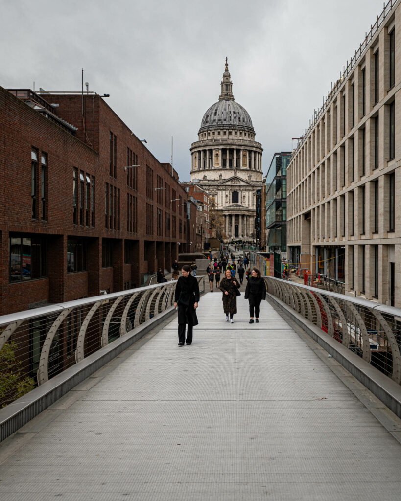London Millenium Footbridge - St Paul's Cathedral