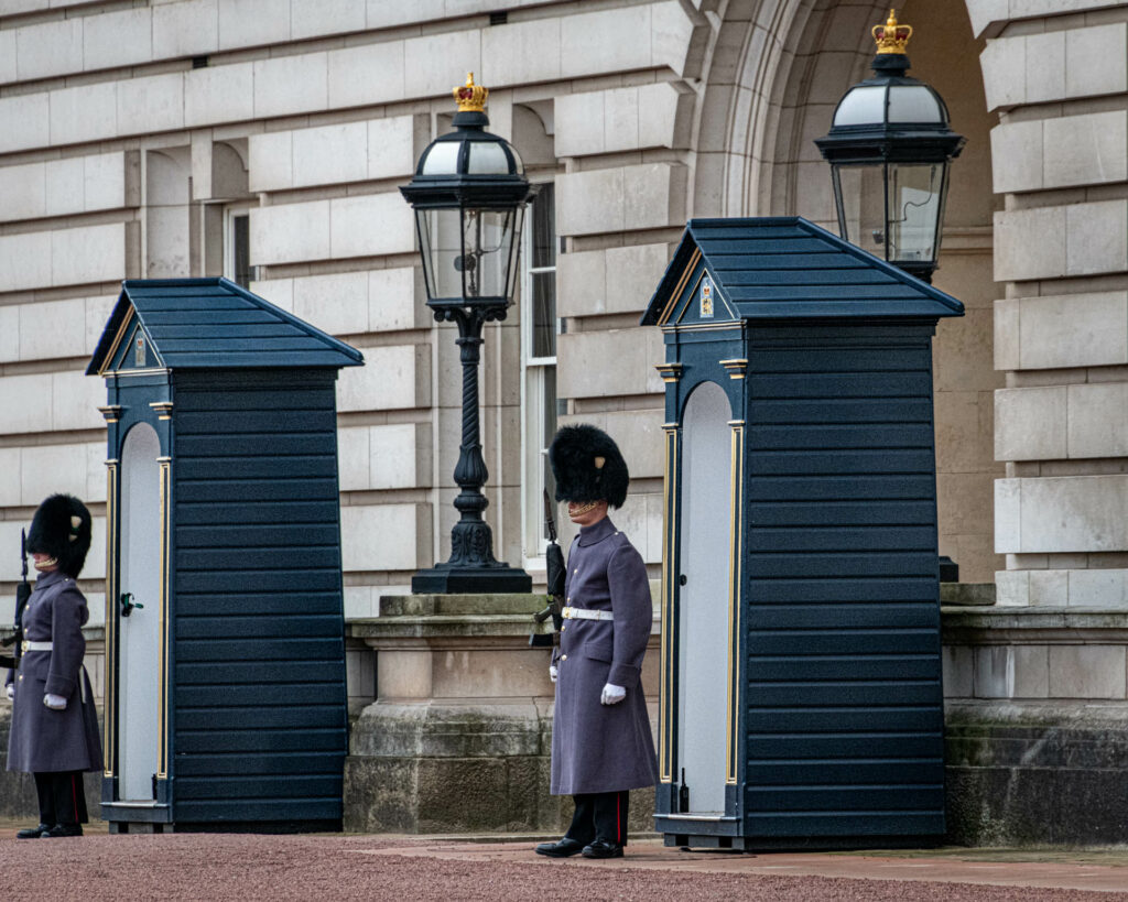 Standing on Guard - Buckingham Palace