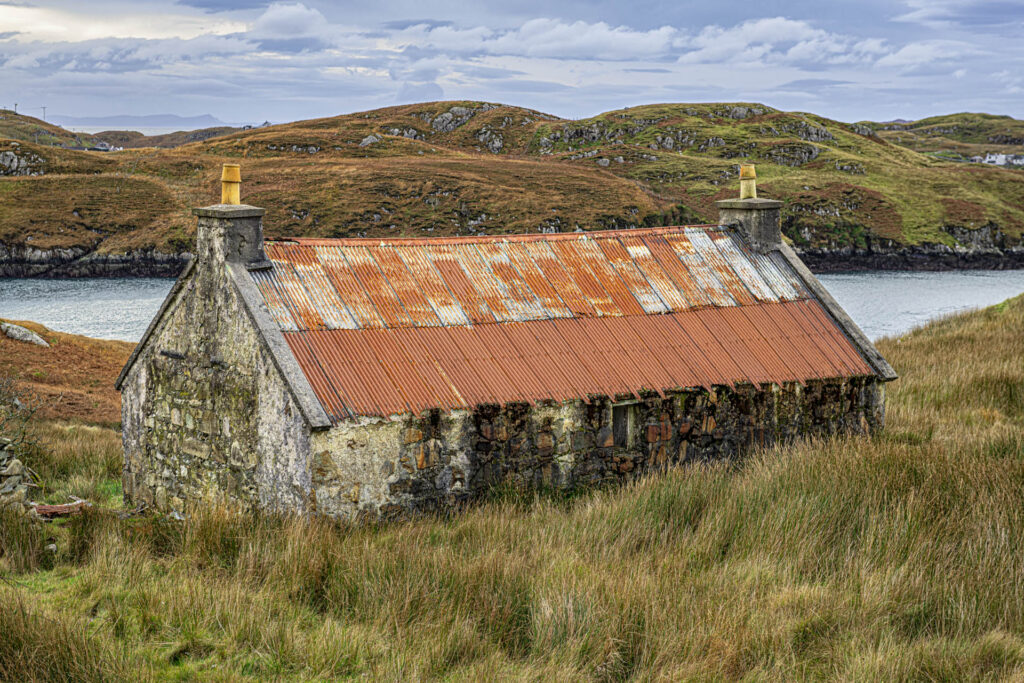 Abandoned Crofter's House near Scalpay Isle of Harris