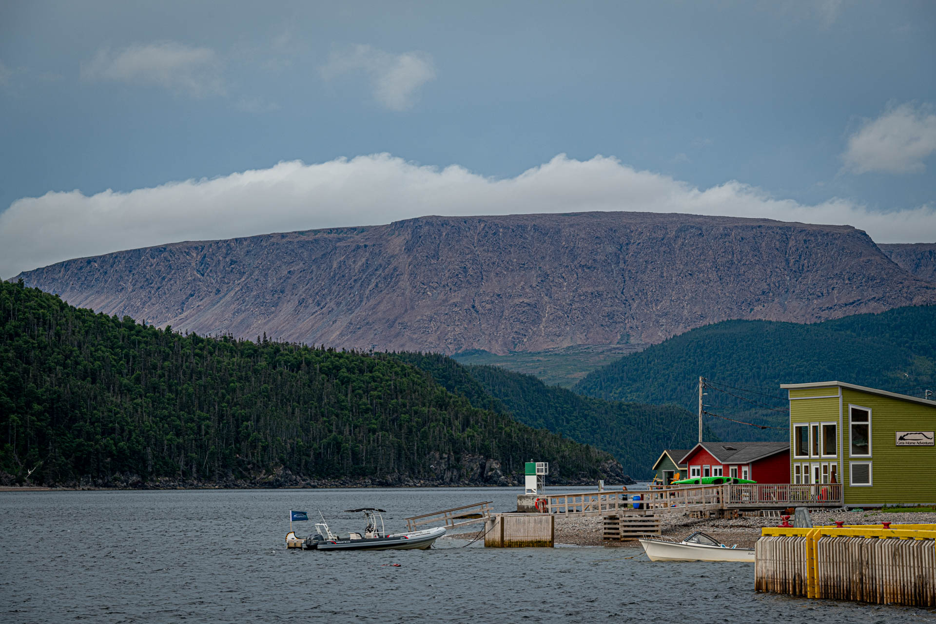 The Tablelands in Gros Morne viewed from Norris Point