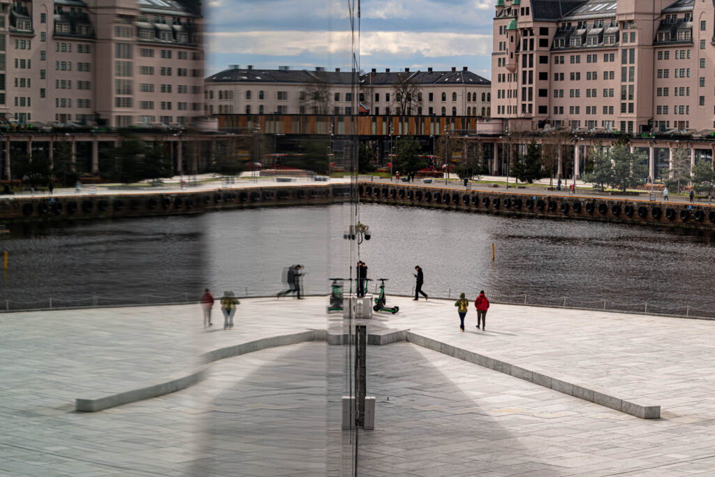 Reflection at Oslo Opera House