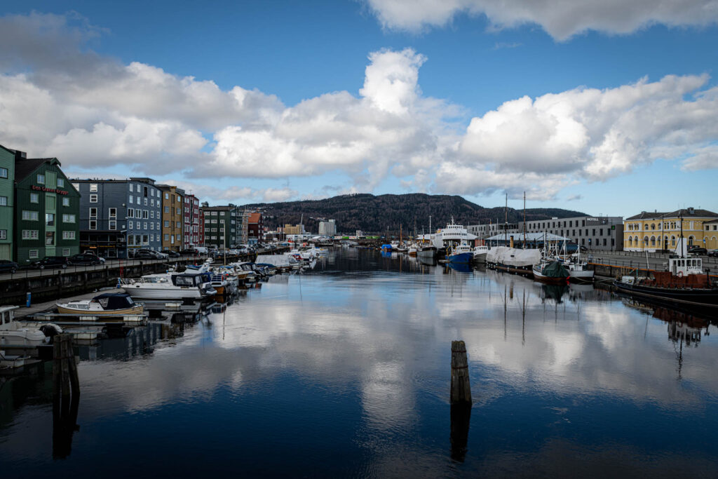View of the Trondheim Kanalan (canal)