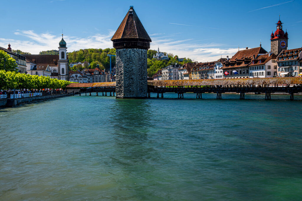 Chapel Bridge and Water tower - Lucerne