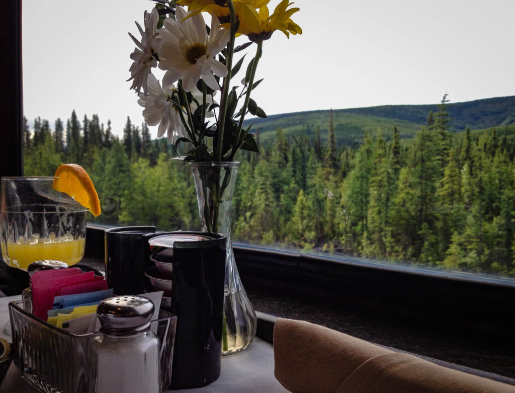 Breakfast enroute to Denali