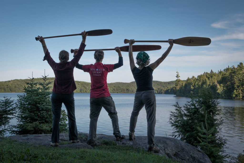 My tripping partners at Three Mile Lake