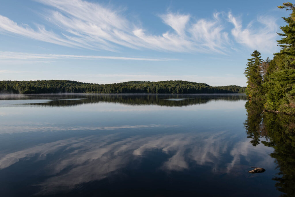 Sunrise on Three Mile Lake