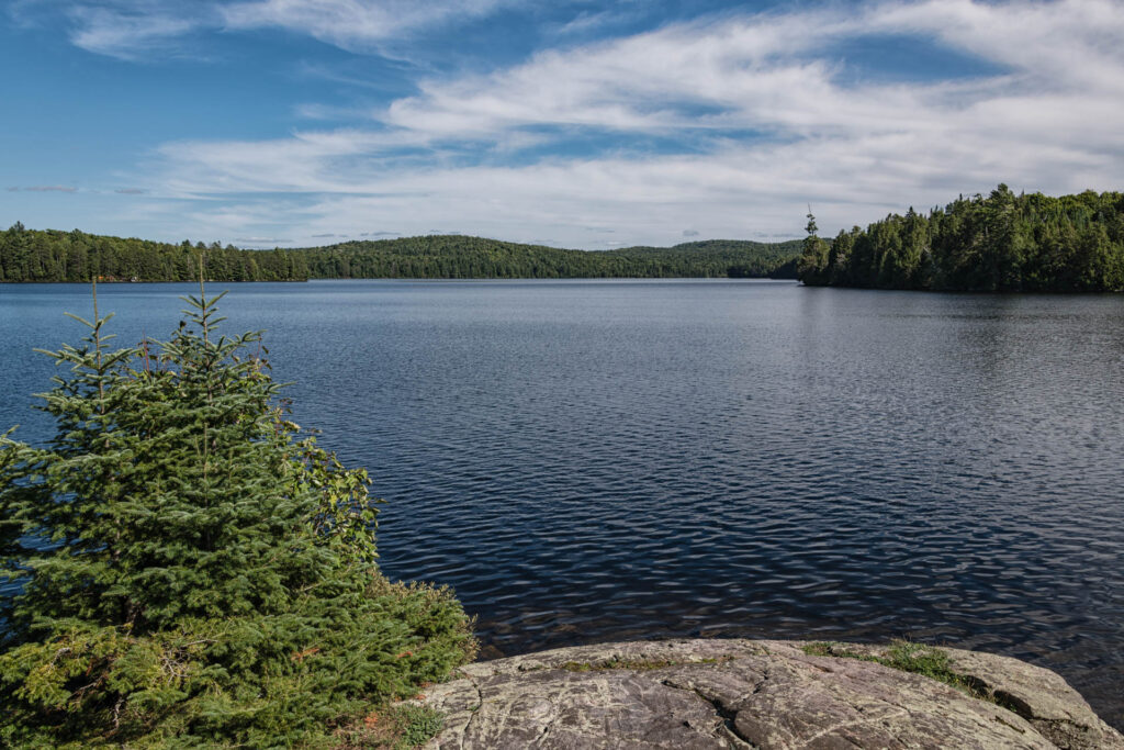 View from Campsite on Three Mile Lake