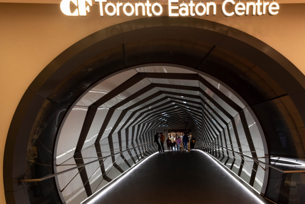 Bridge linking the Eaton Centre to the Bay | Focus On Mee | Robert Mee