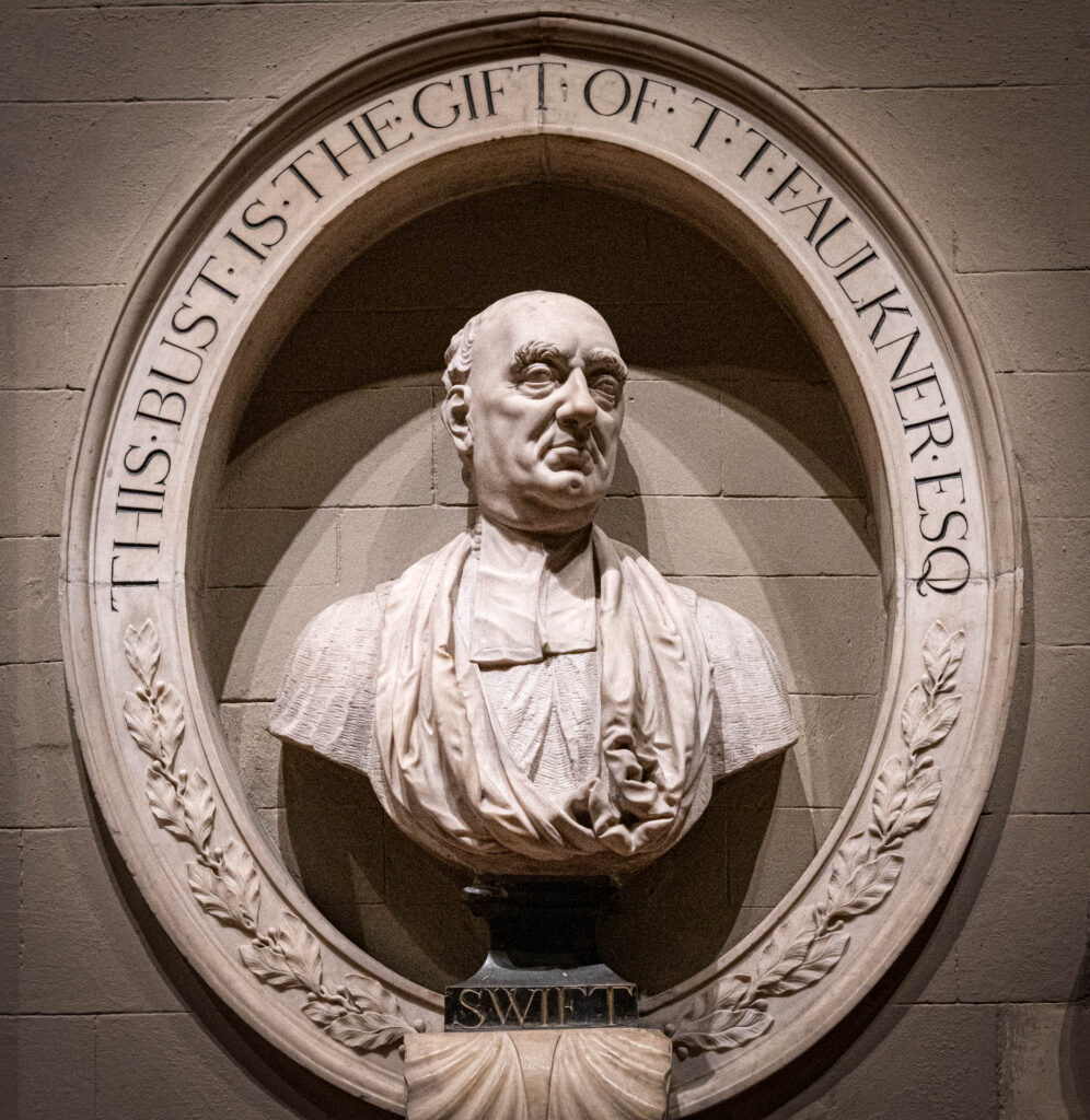 Bust of  Jonathan Swift - Rector of  St Patrick&#039;s Cathedral - Dublin | Focus On Mee | Robert Mee