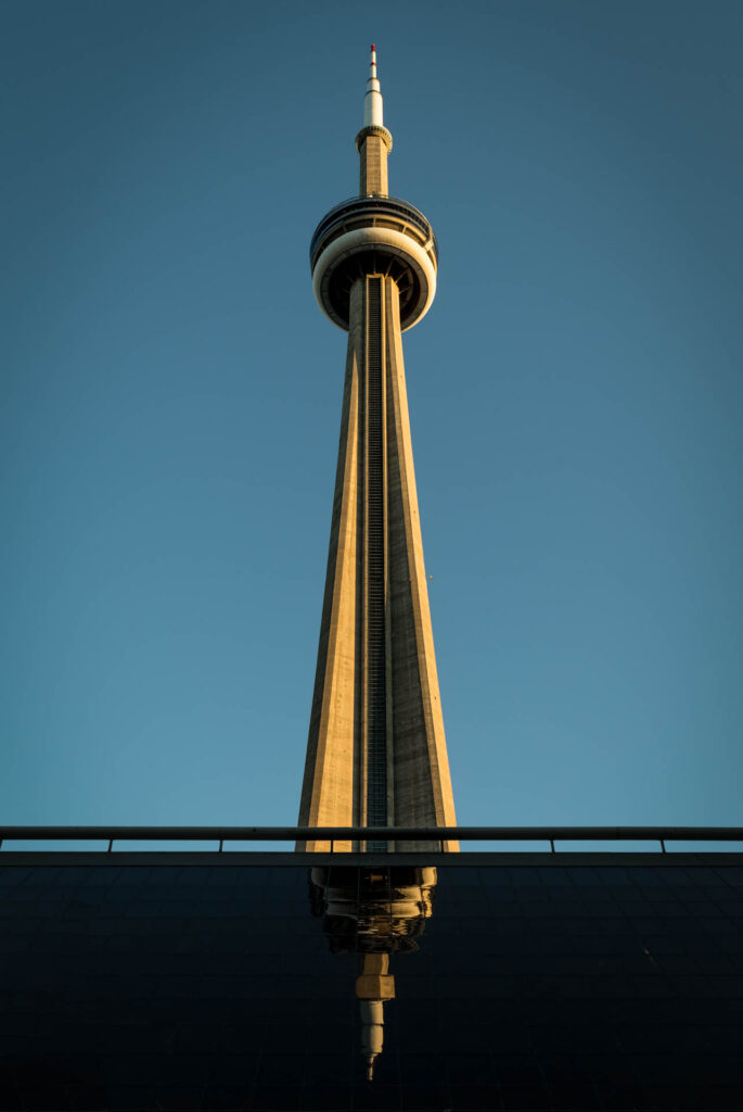 CN Tower reflected in the Toronto Convention Centre | Focus On Mee | Robert Mee