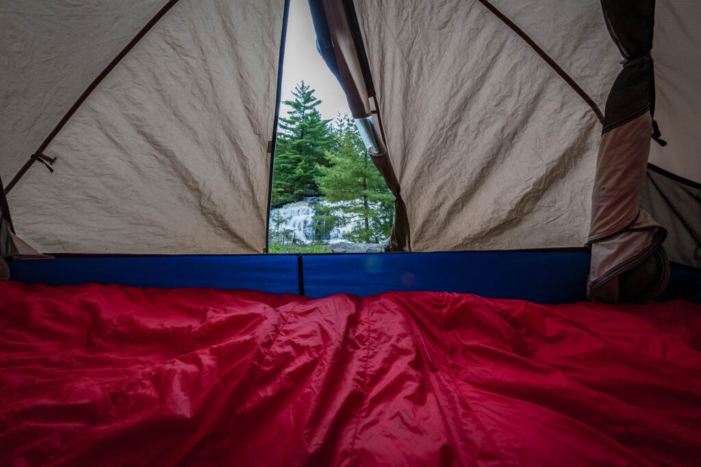 Campsite at Center  Falls | Focus On Mee | Robert Mee