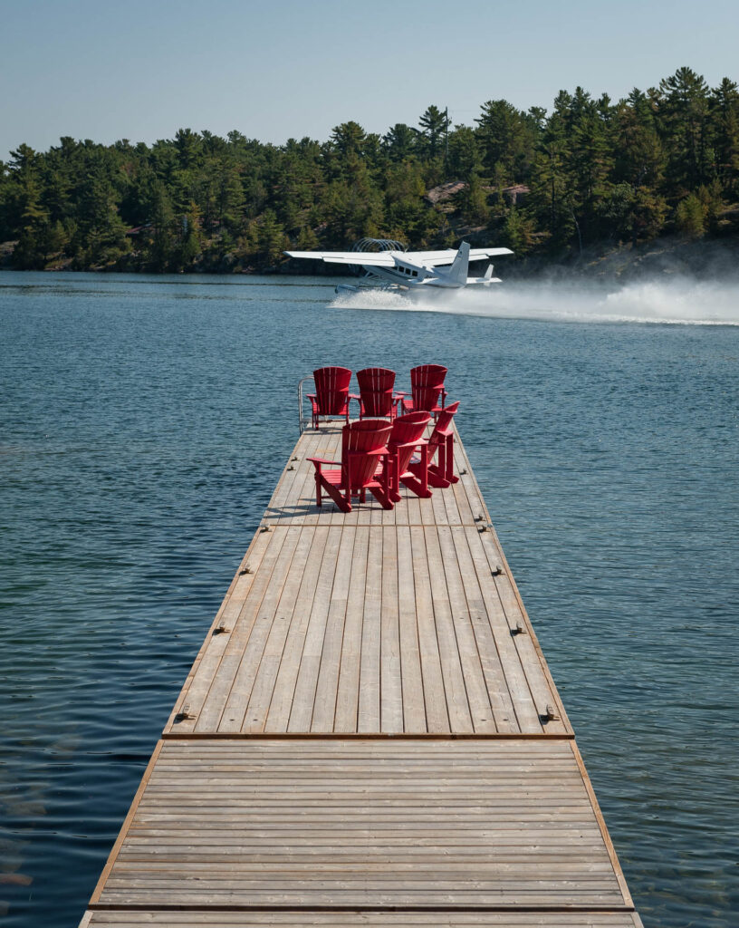 Dock at Killarney Mountain Lodge