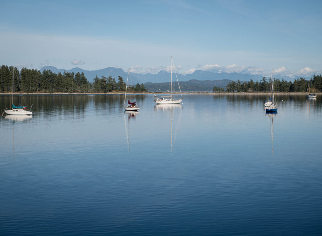 Drew Harbour at Rebecca Spit, Quadra Island BC