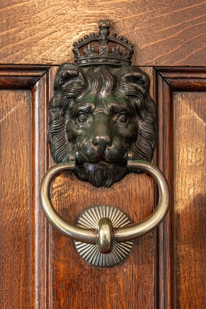 Entrance door to the upper rooms of Holyrood Palace | Focus On Mee | Robert Mee