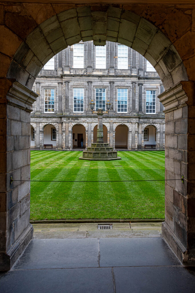 Entrance to Holyrood Palace | Focus On Mee | Robert Mee