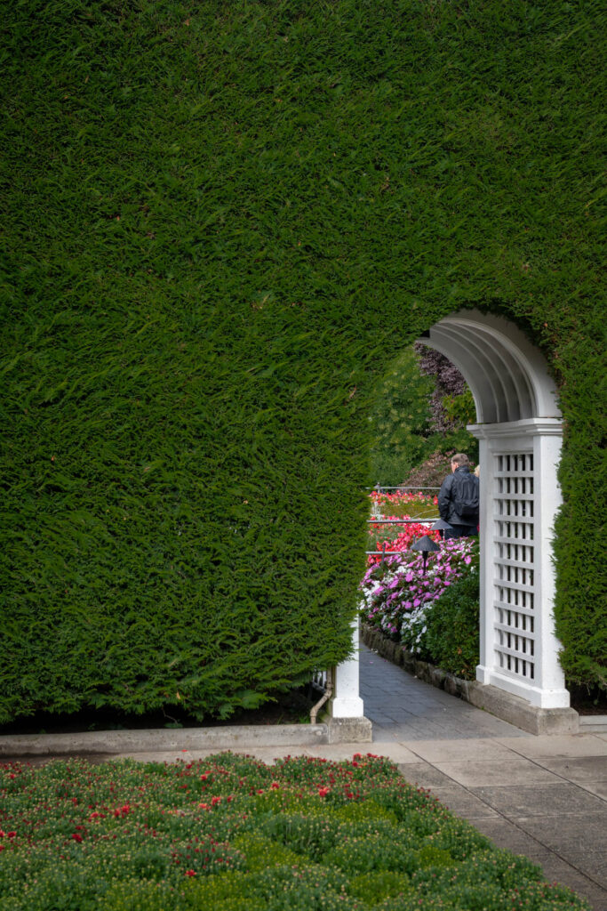 Entrance to the Italian Garden at Butchart Gardens | Focus On Mee | Robert Mee