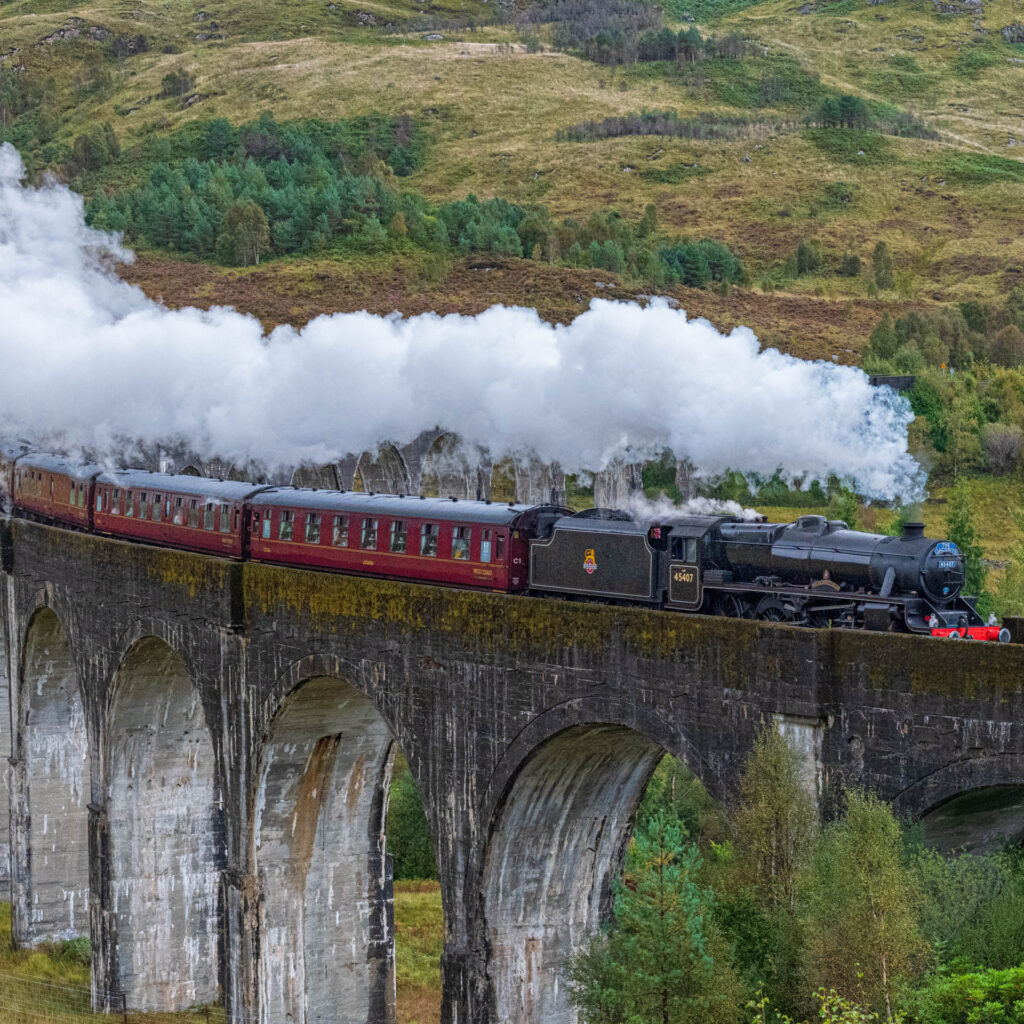 Glenfinnan Viaduct - Jacobite Steam Train (aka Hogwarts Express) | Focus On Mee | Robert Mee