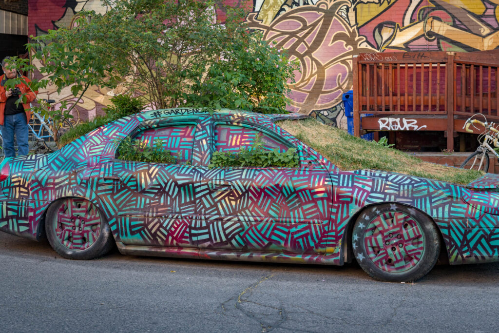 &quot;Green&quot; car - Kensington Market | Focus On Mee | Robert Mee