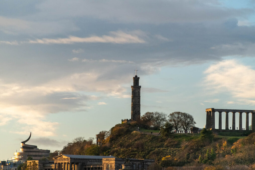 Setting sun over Edinburgh | Focus On Mee | Robert Mee