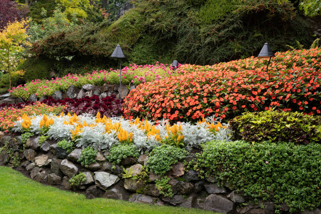 Sunken garden at Butchart Gardens