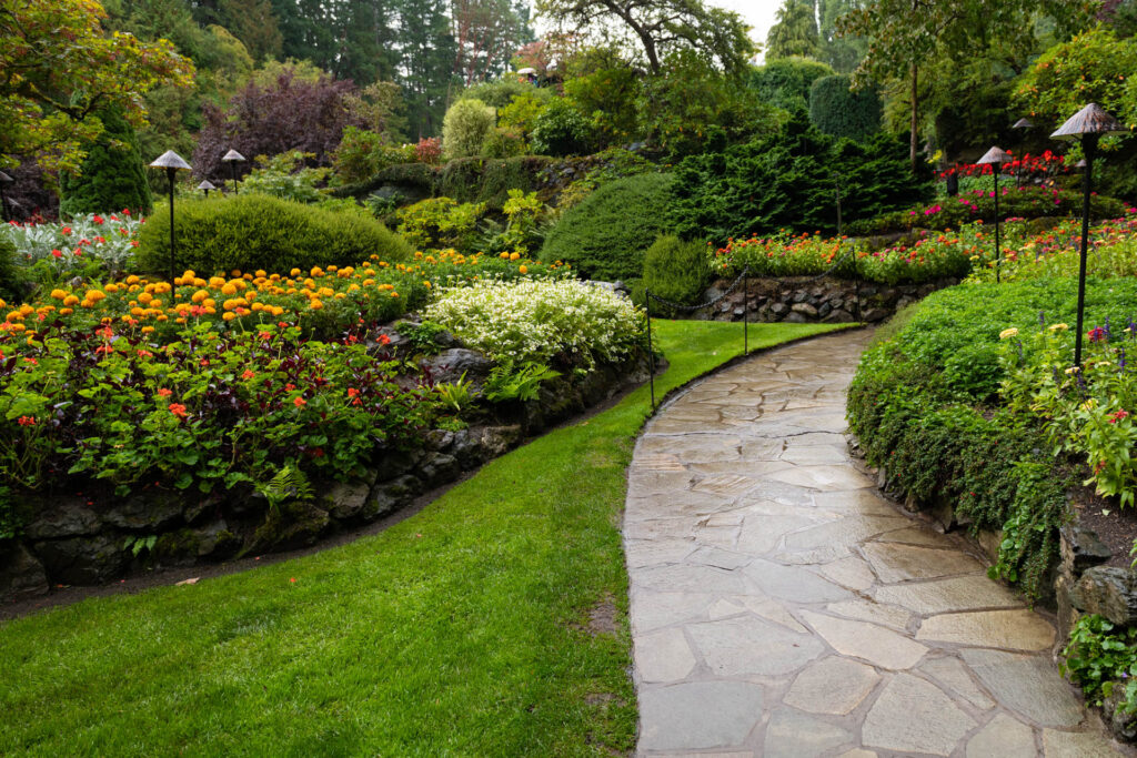 Sunken garden at Butchart Gardens | Focus On Mee | Robert Mee