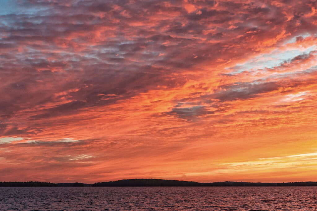 Sunset on Buckhorn Lake | Focus On Mee | Robert Mee