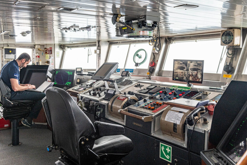 The bridge of the MV Ushuaia | Focus On Mee | Robert Mee