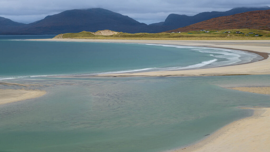 View of Seilebost beach from above, Isle of Harris | Focus On Mee | Robert Mee