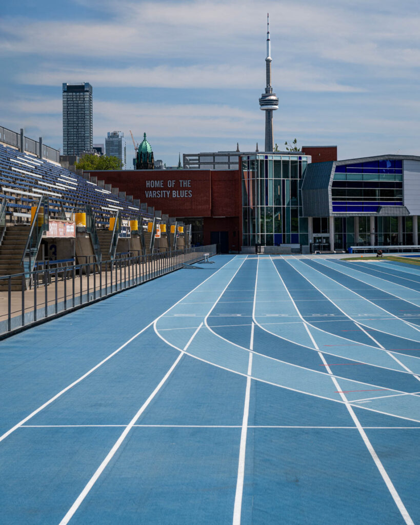 View of the CN Tower from UofT&#039;s Varsity Stadium | Focus On Mee | Robert Mee