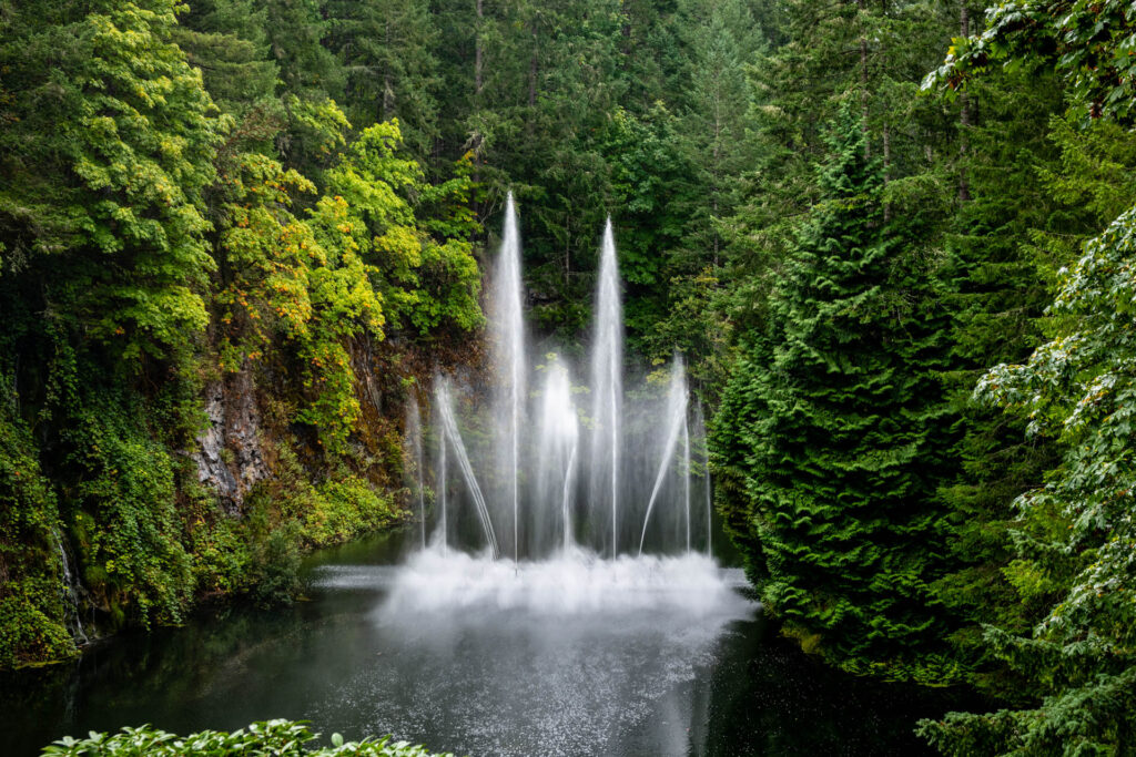 Water Fountain at Butchart Gardens | Focus On Mee | Robert Mee