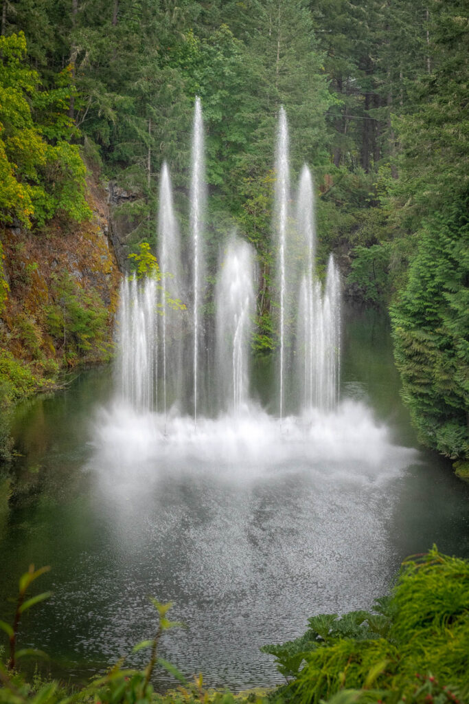 Water Fountain at Butchart Gardens | Focus On Mee | Robert Mee