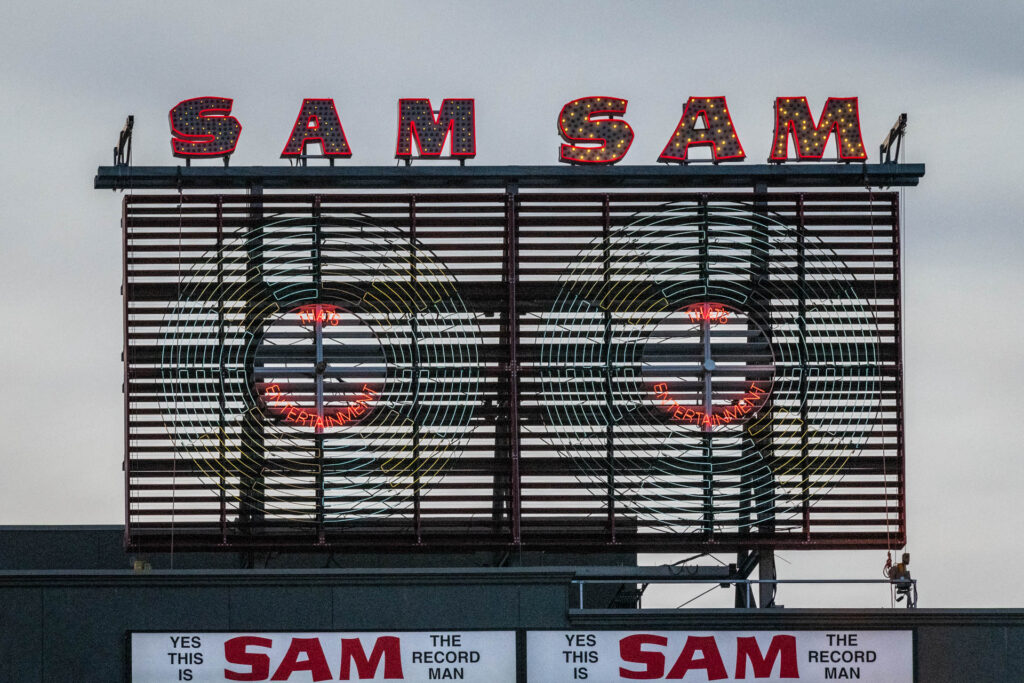 Sam The Record Man sign - an iconic reminder of a great Toronto store. | Focus On Mee | Robert Mee