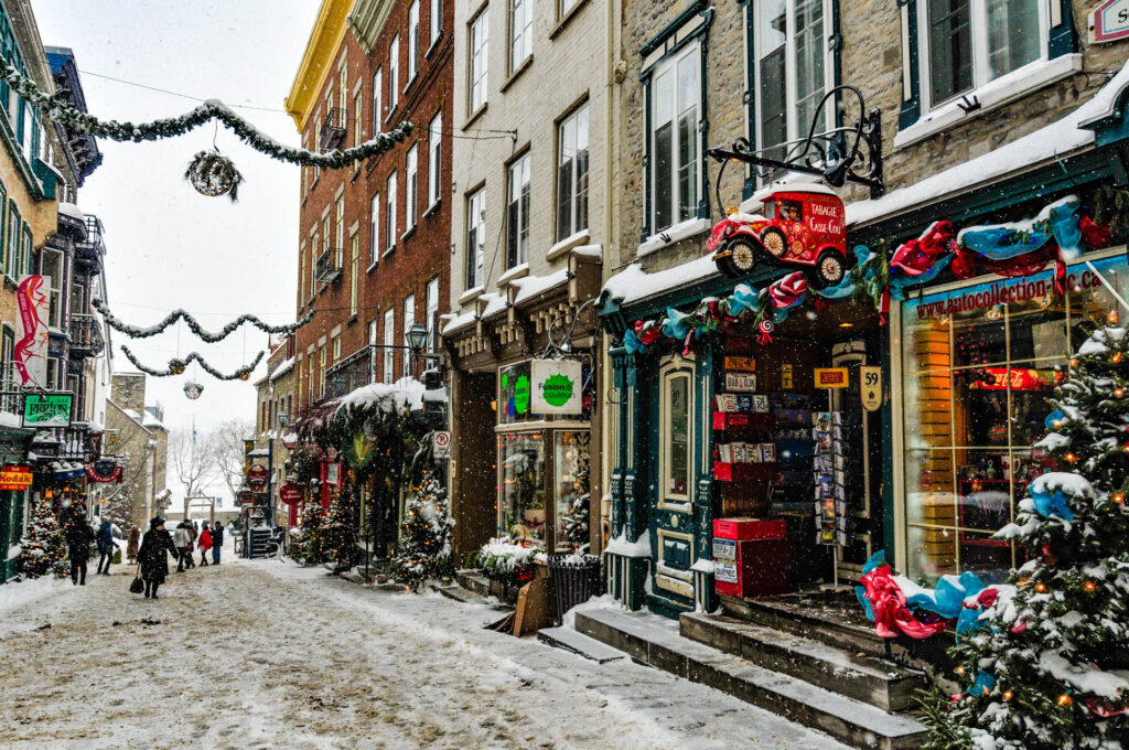 Typical Lower Town street - Quartier Petit Champlain | Focus On Mee | Robert Mee